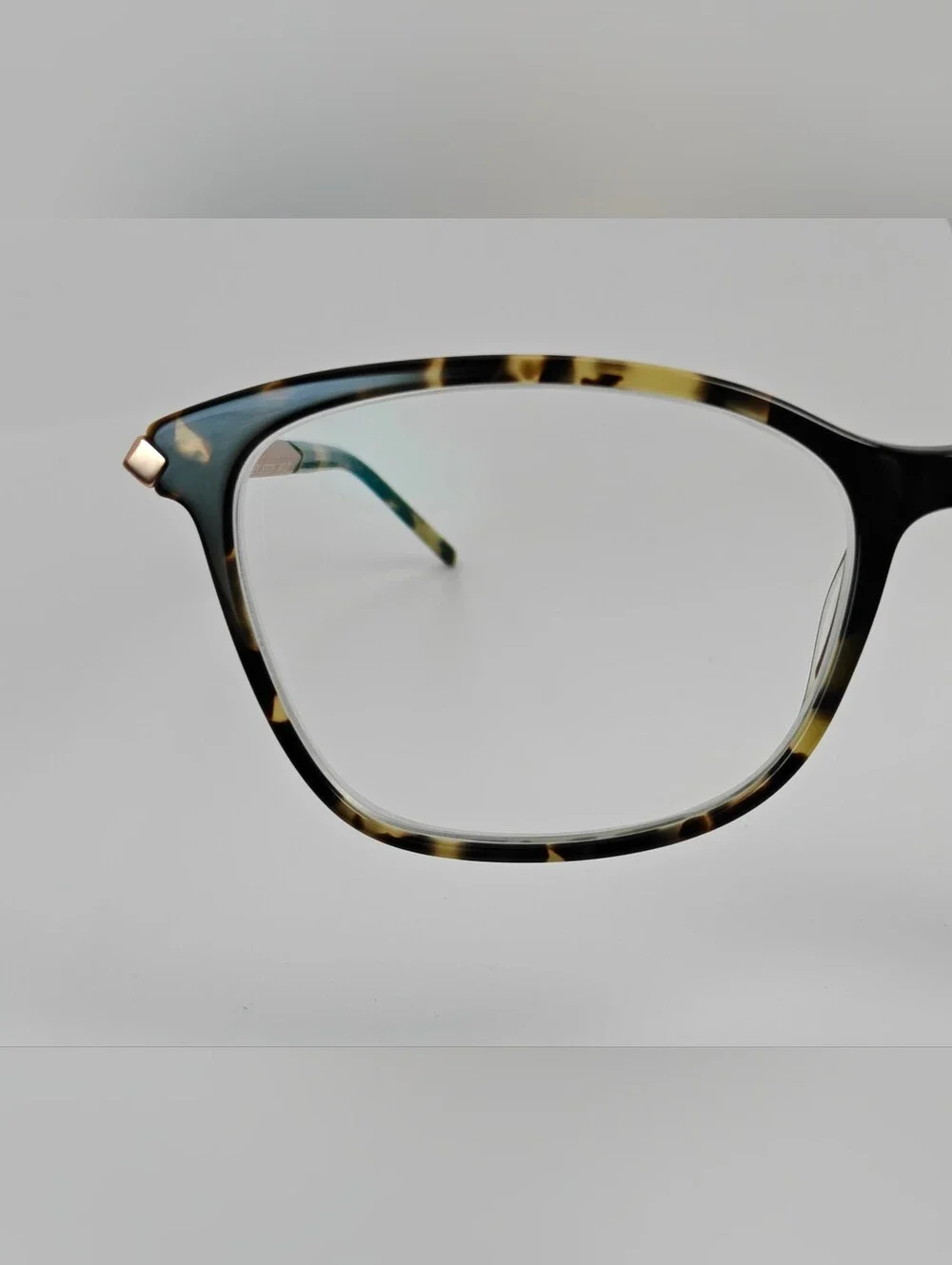 Ashley. Tortoiseshell Rose Gold Metal. Classic Tortoise